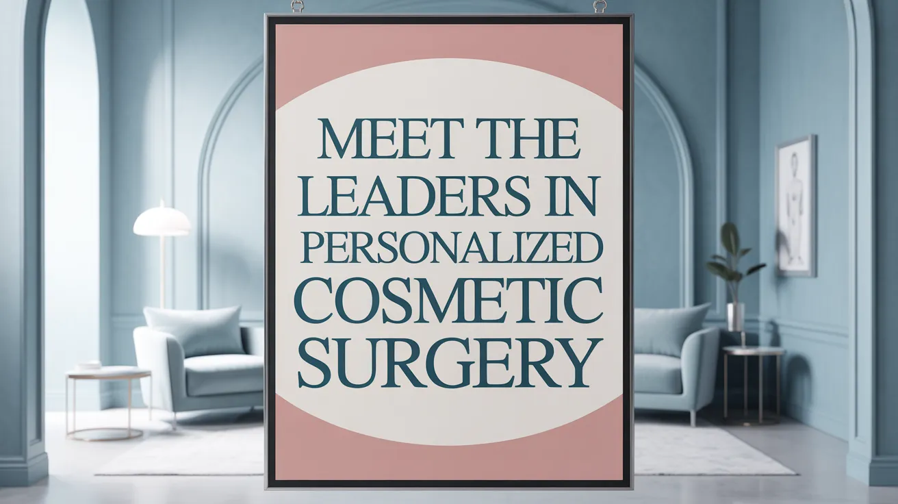 Meet the Leaders in Personalized Cosmetic Surgery