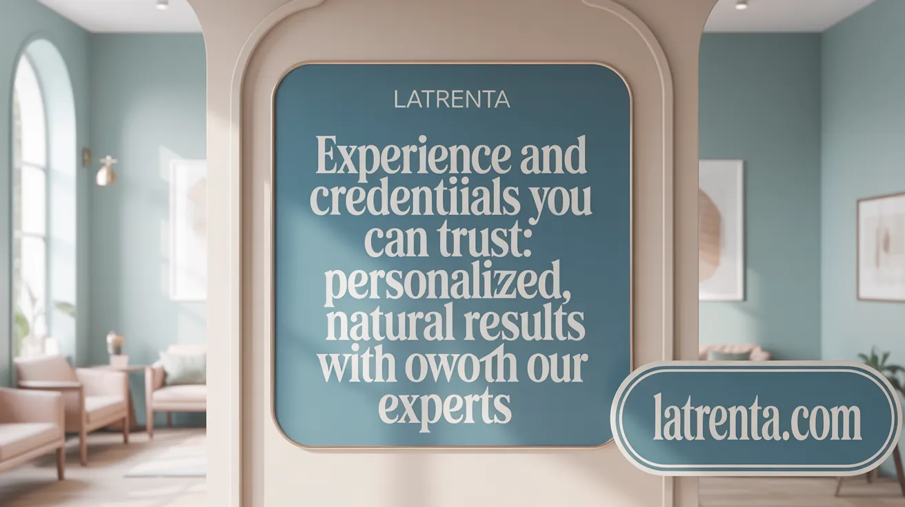 Experience and Credentials You Can Trust: Personalized, Natural Results with Our Experts