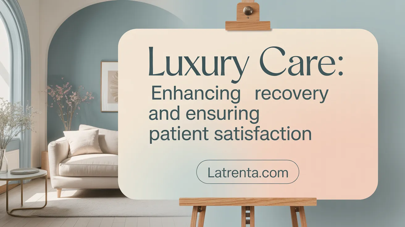 Luxury Care: Enhancing Recovery and Ensuring Patient Satisfaction