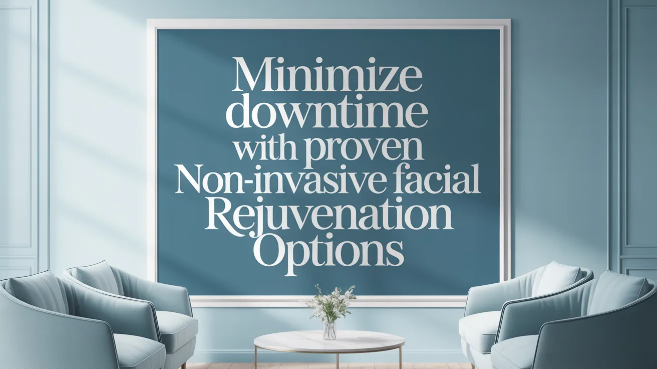 Minimize Downtime with Proven Non-Invasive Facial Rejuvenation Options