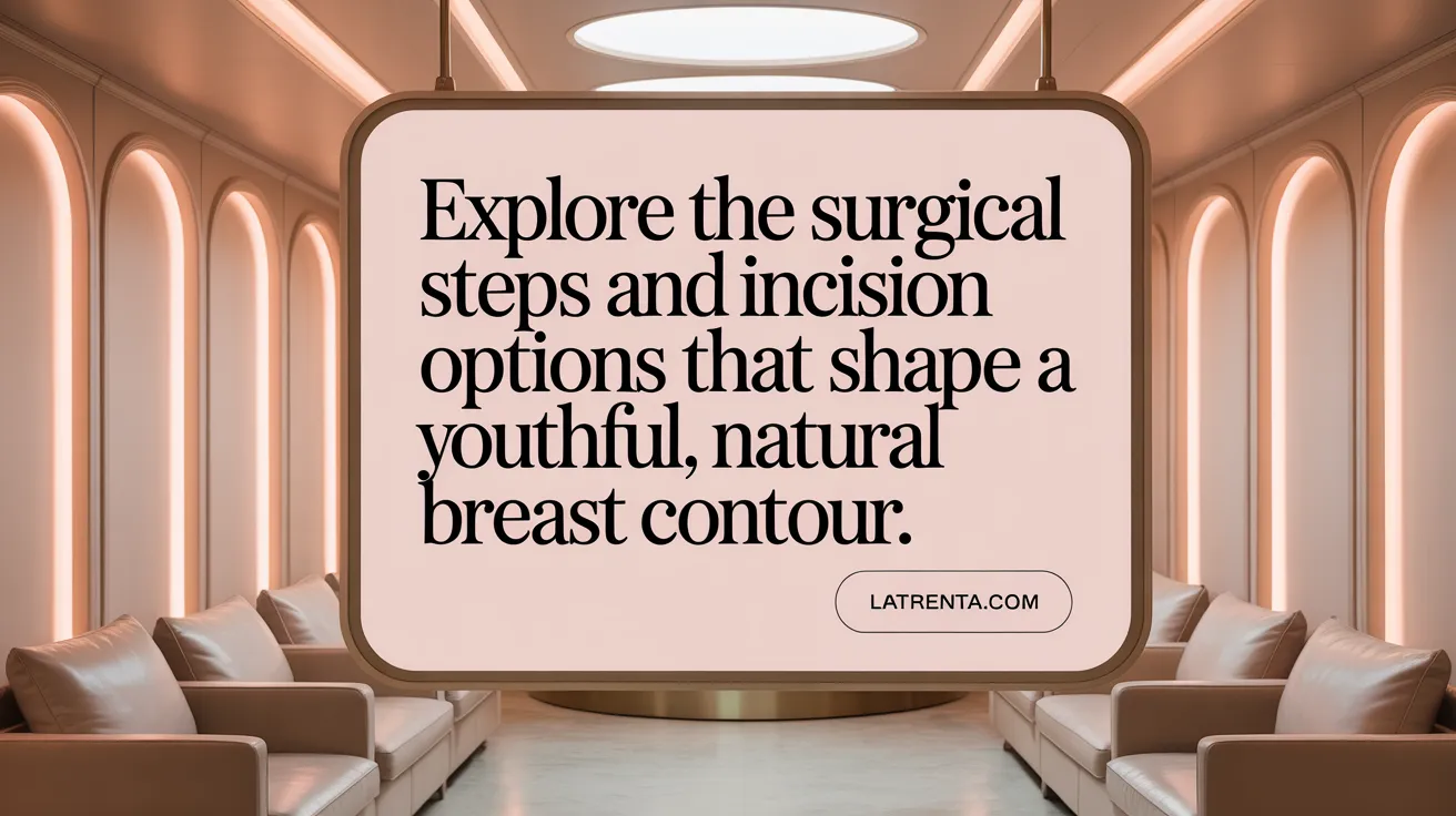 Explore the surgical steps and incision options that shape a youthful, natural breast contour.