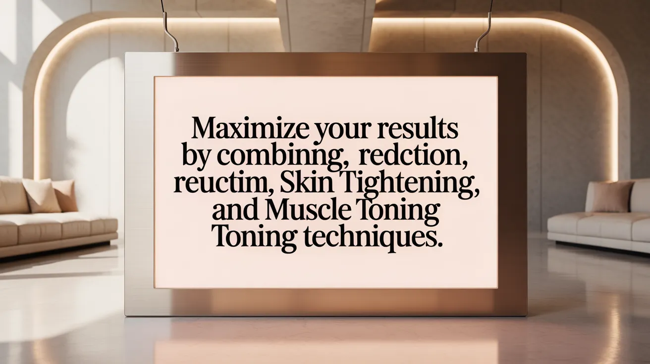 Maximize your results by combining fat reduction, skin tightening, and muscle toning techniques.