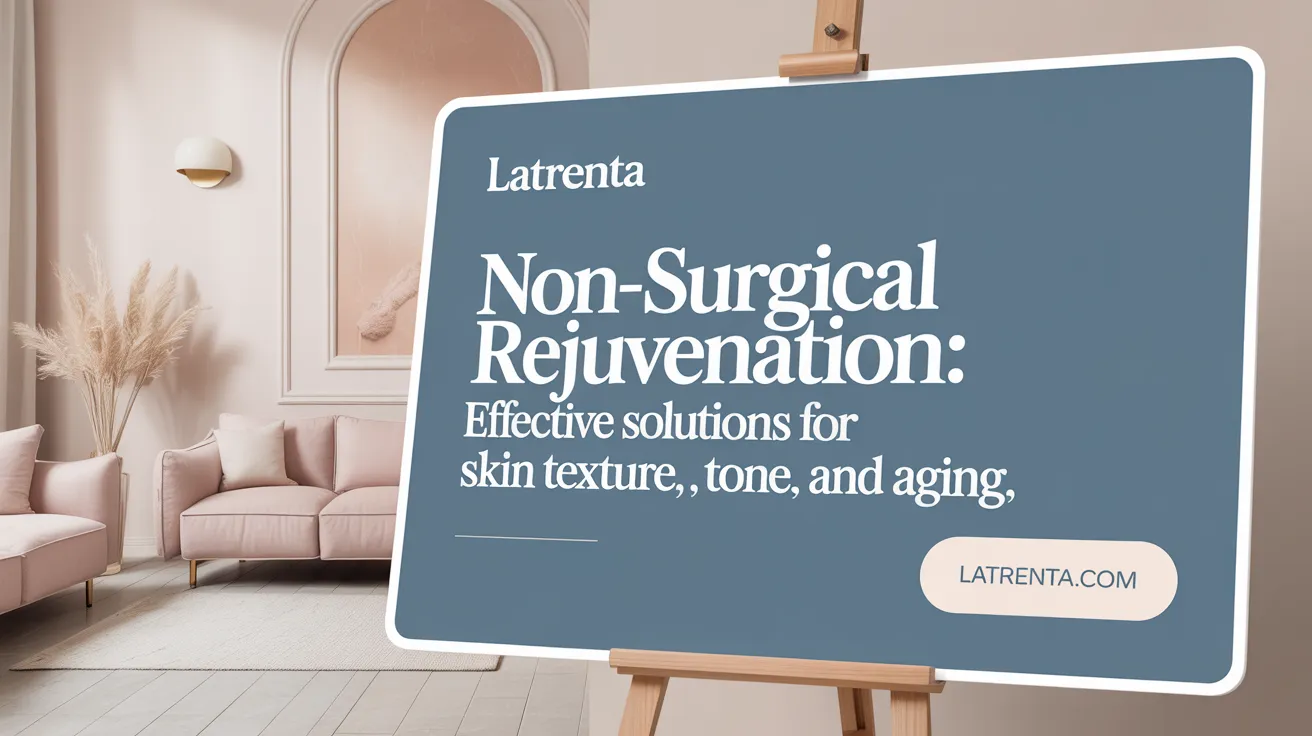 Non-Surgical Rejuvenation: Effective Solutions for Skin Texture, Tone, and Aging