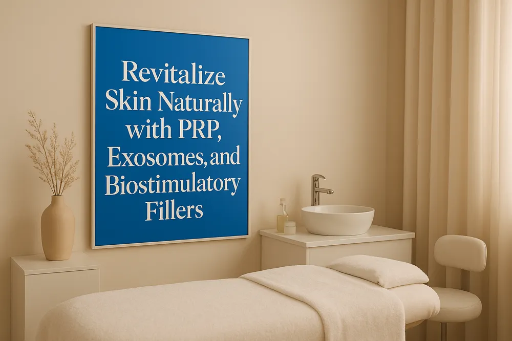 Revitalize Skin Naturally with PRP, Exosomes, and Biostimulatory Fillers