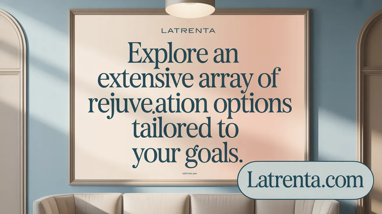 Explore an Extensive Array of Rejuvenation Options Tailored to Your Goals