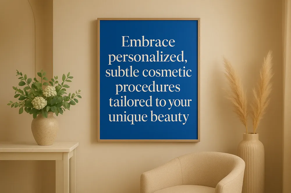 Embrace personalized, subtle cosmetic procedures tailored to your unique beauty