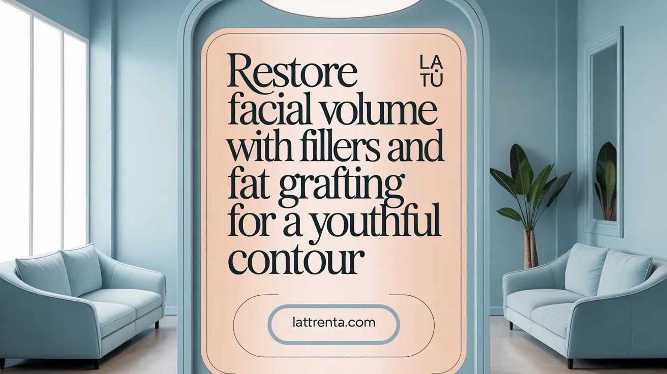 Restore Facial Volume with Fillers and Fat Grafting for a Youthful Contour