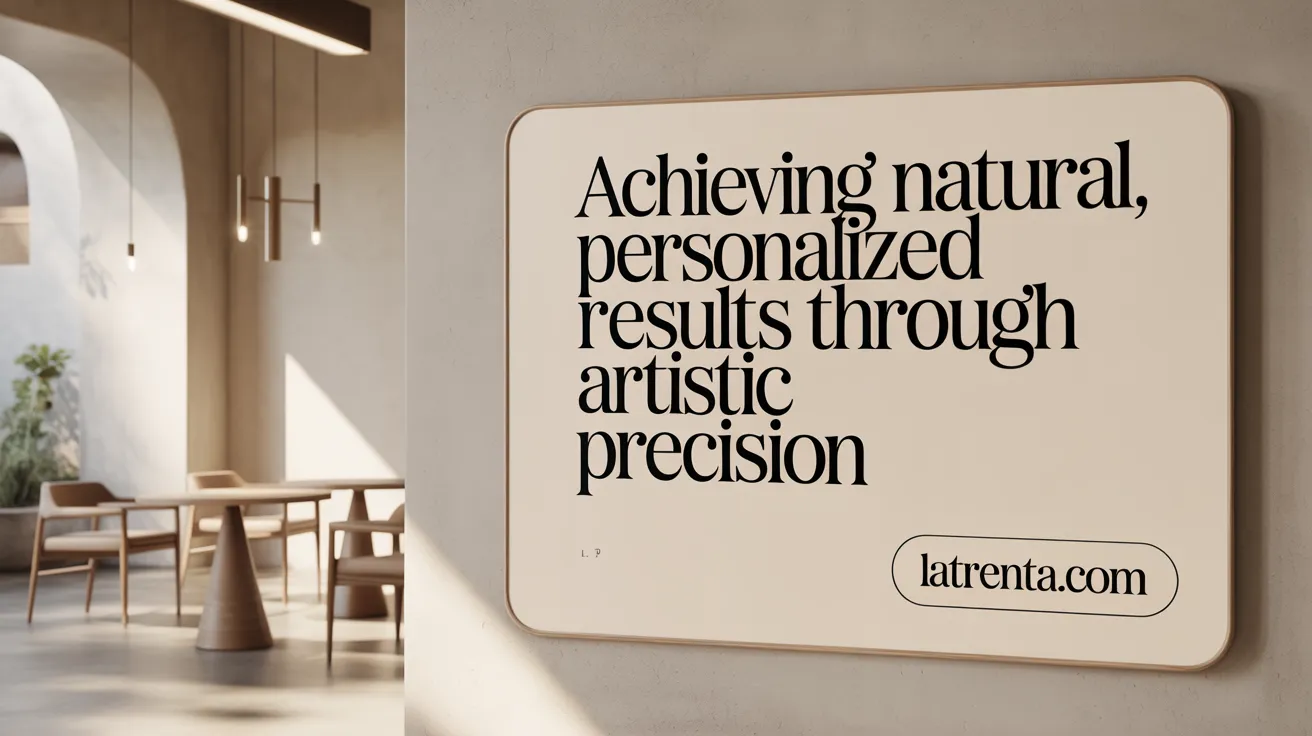 Achieving Natural, Personalized Results Through Artistic Precision