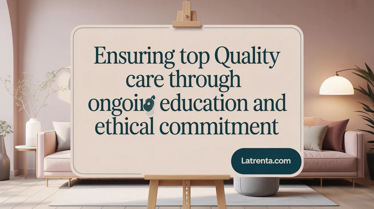 Ensuring Top Quality Care Through Ongoing Education and Ethical Commitment