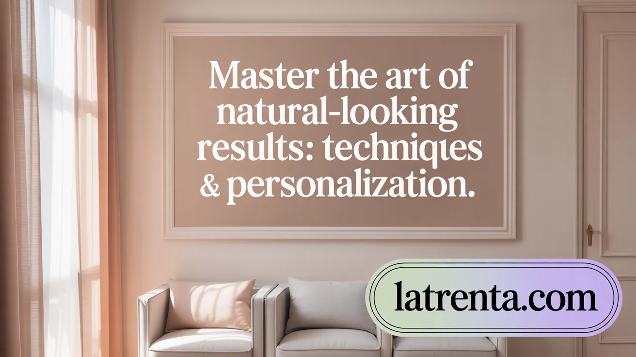 Master the Art of Natural-Looking Results: Techniques & Personalization