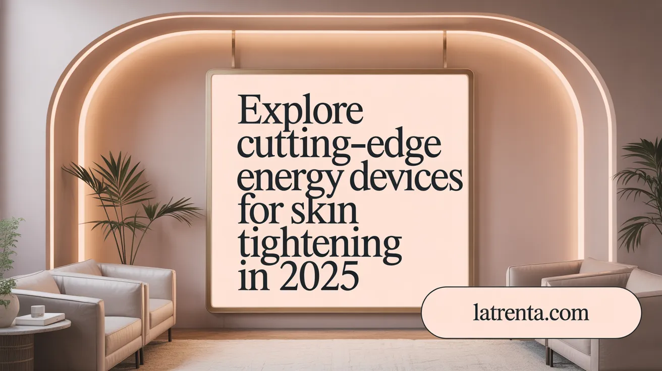 Explore Cutting-Edge Energy Devices for Skin Tightening in 2025