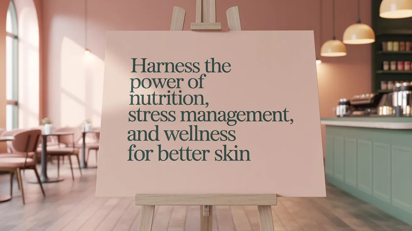 Harness the Power of Nutrition, Stress Management, and Wellness for Better Skin
