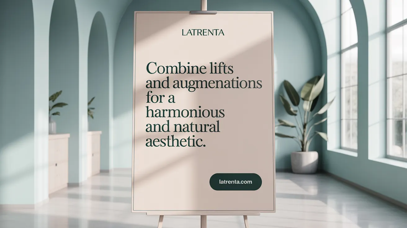 Combine lifts and augmentations for a harmonious, youthful breast aesthetic.
