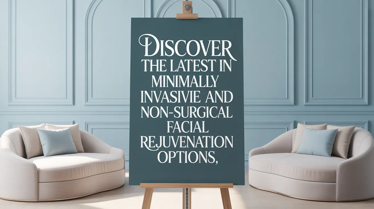 Discover the latest in minimally invasive and non-surgical facial rejuvenation options.