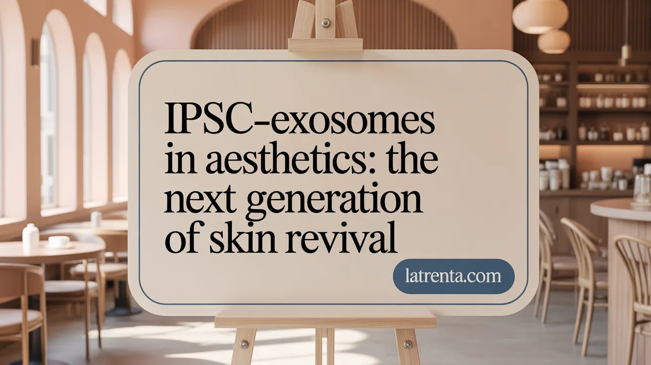 iPSC-Exosomes in Aesthetics: The Next Generation of Skin Revival