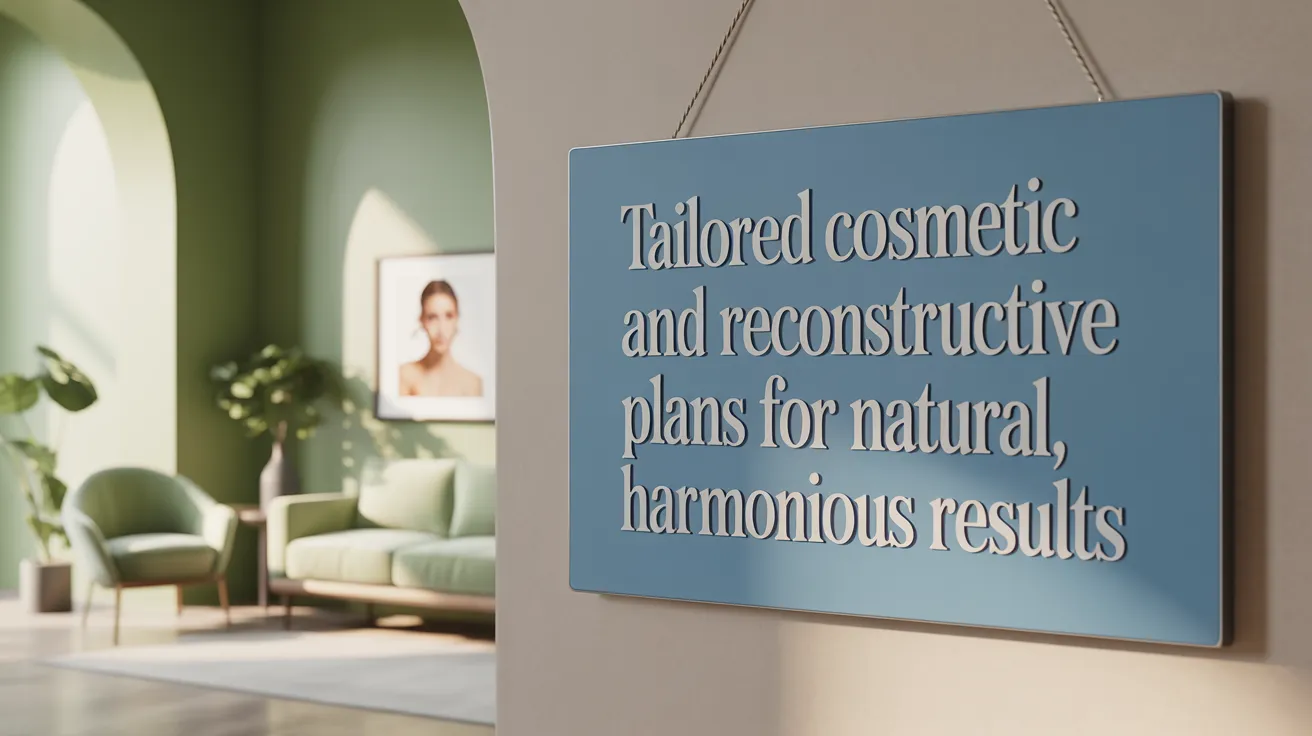 Tailored Cosmetic and Reconstructive Plans for Natural, Harmonious Results