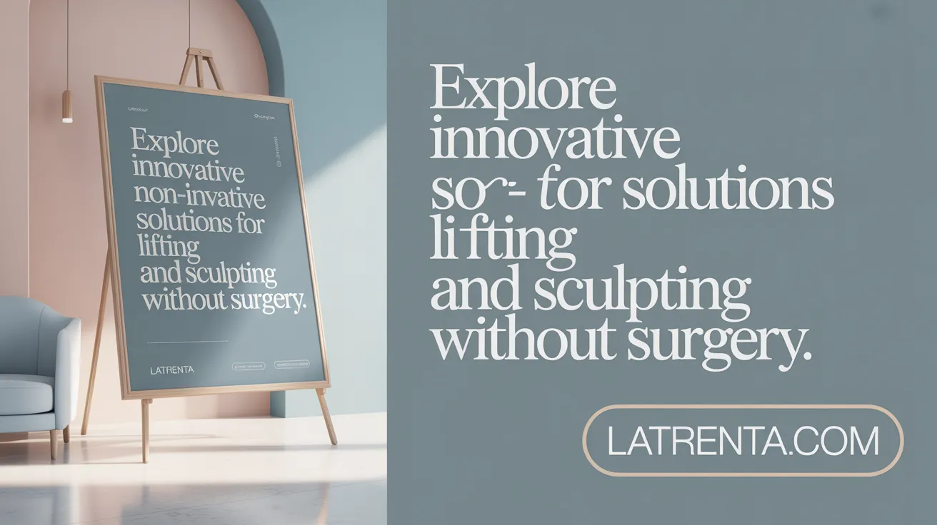 Explore innovative non-invasive solutions for lifting and sculpting without surgery.