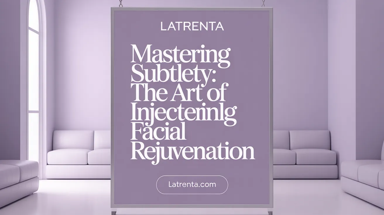 Mastering Subtlety: The Art of Injectable Facial Rejuvenation