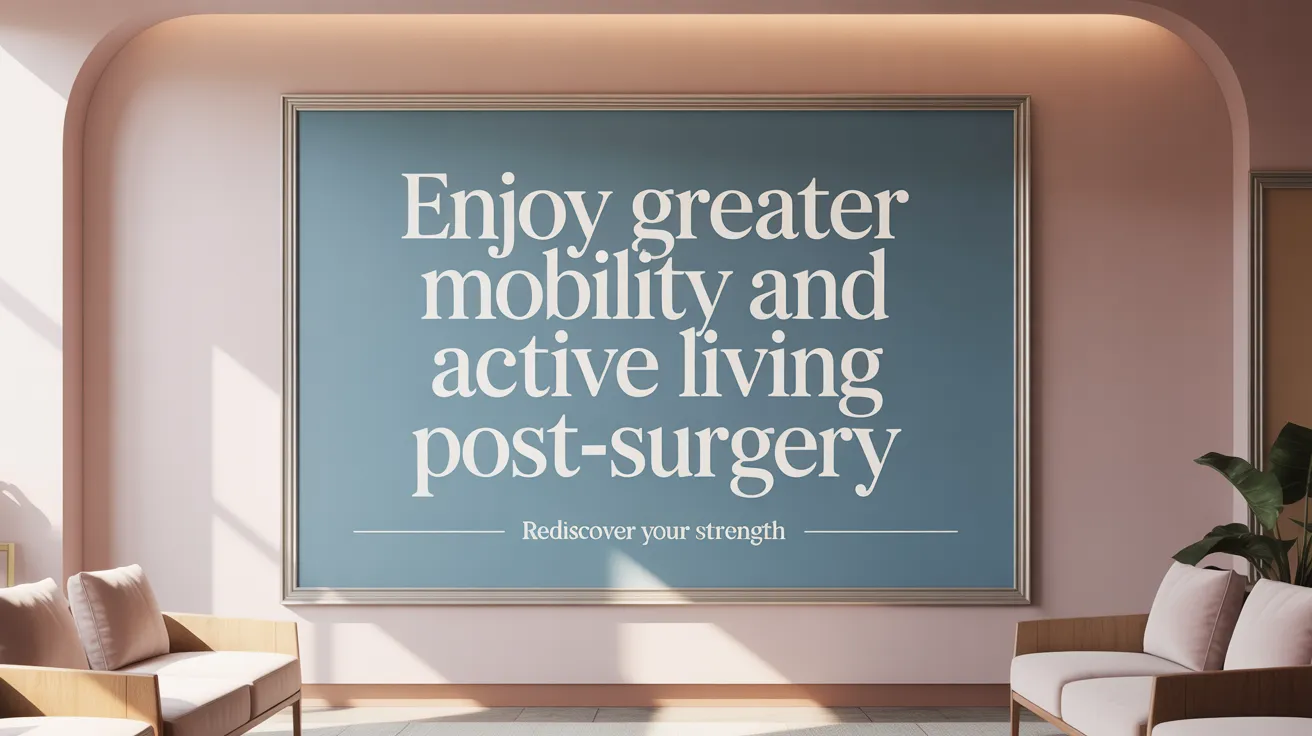 Enjoy Greater Mobility and Active Living Post-Surgery