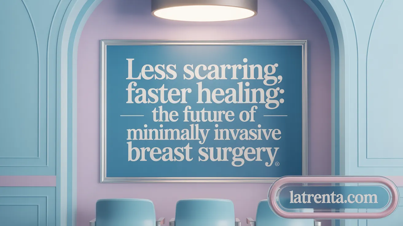 Less Scarring, Faster Healing: The Future of Minimally Invasive Breast Surgery