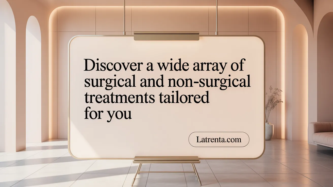 Discover a Wide Array of Surgical and Non-Surgical Treatments Tailored for You
