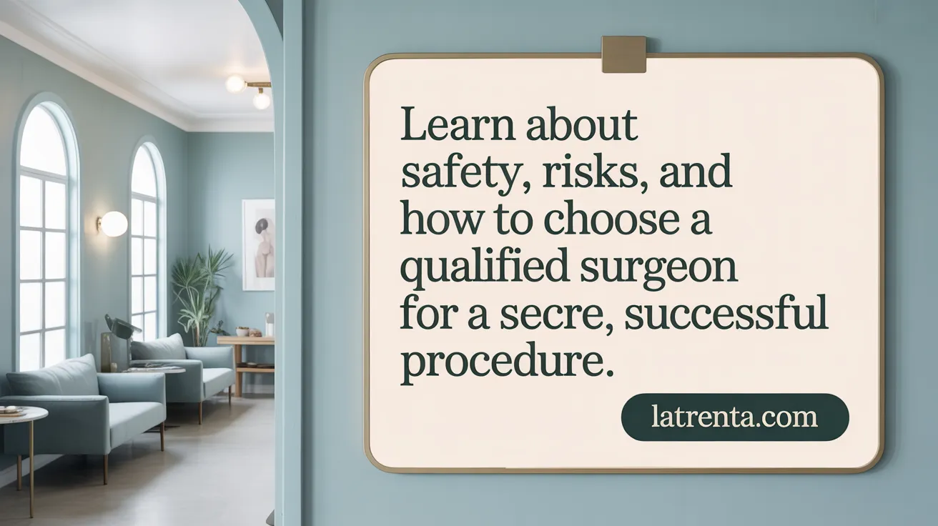 Learn about safety, risks, and how to choose a qualified surgeon for a secure, successful procedure.