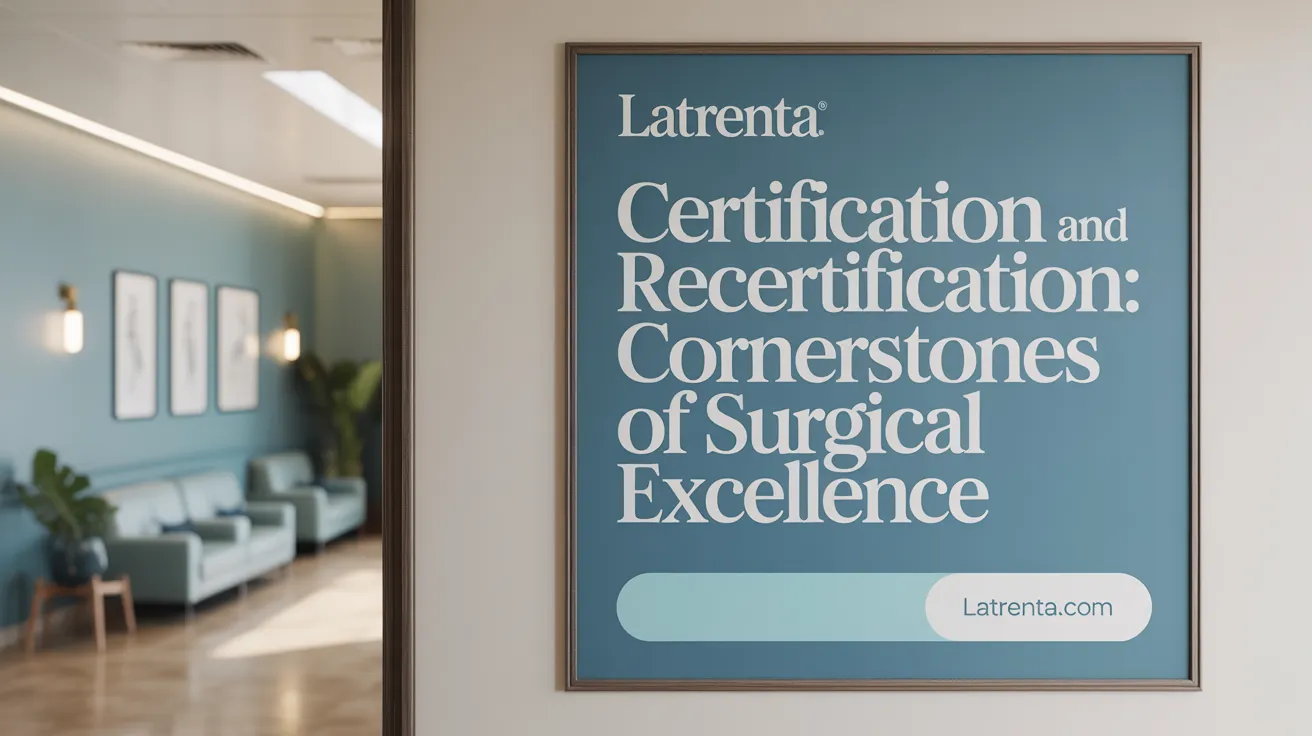 Certification and Recertification: Cornerstones of Surgical Excellence