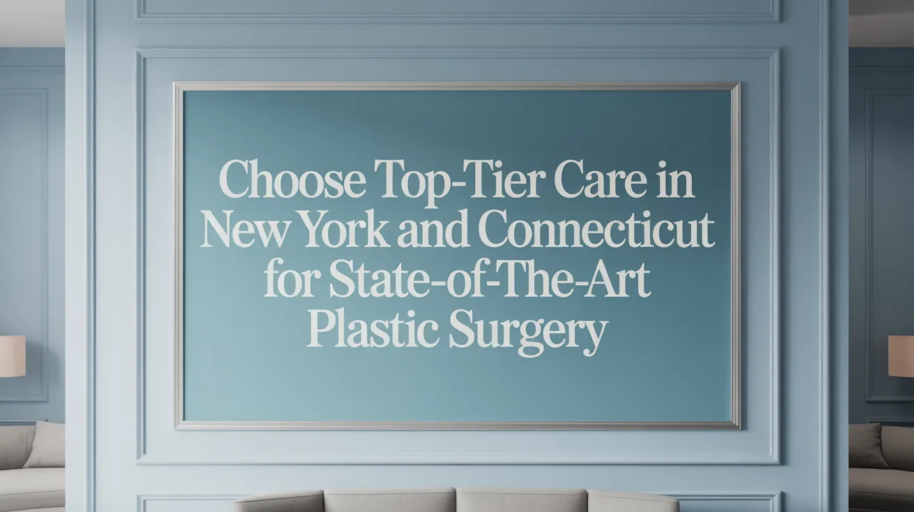 Choose Top-Tier Care in New York and Connecticut for State-of-the-Art Plastic Surgery