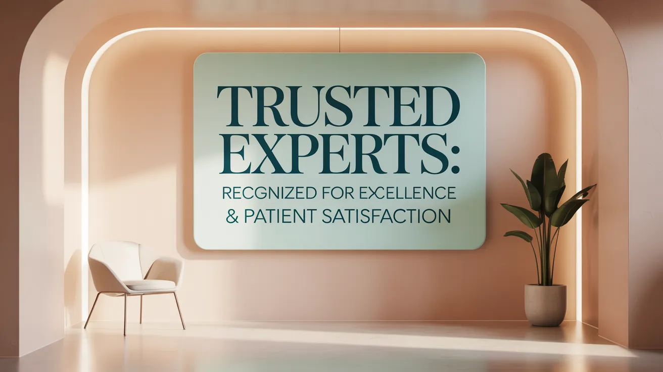 Trusted Experts: Recognized for Excellence & Patient Satisfaction