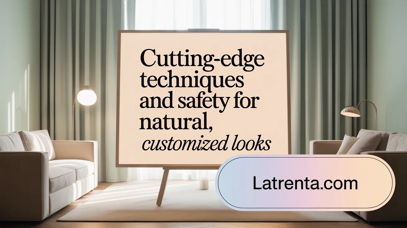 Cutting-Edge Techniques and Safety for Natural, Customized Looks