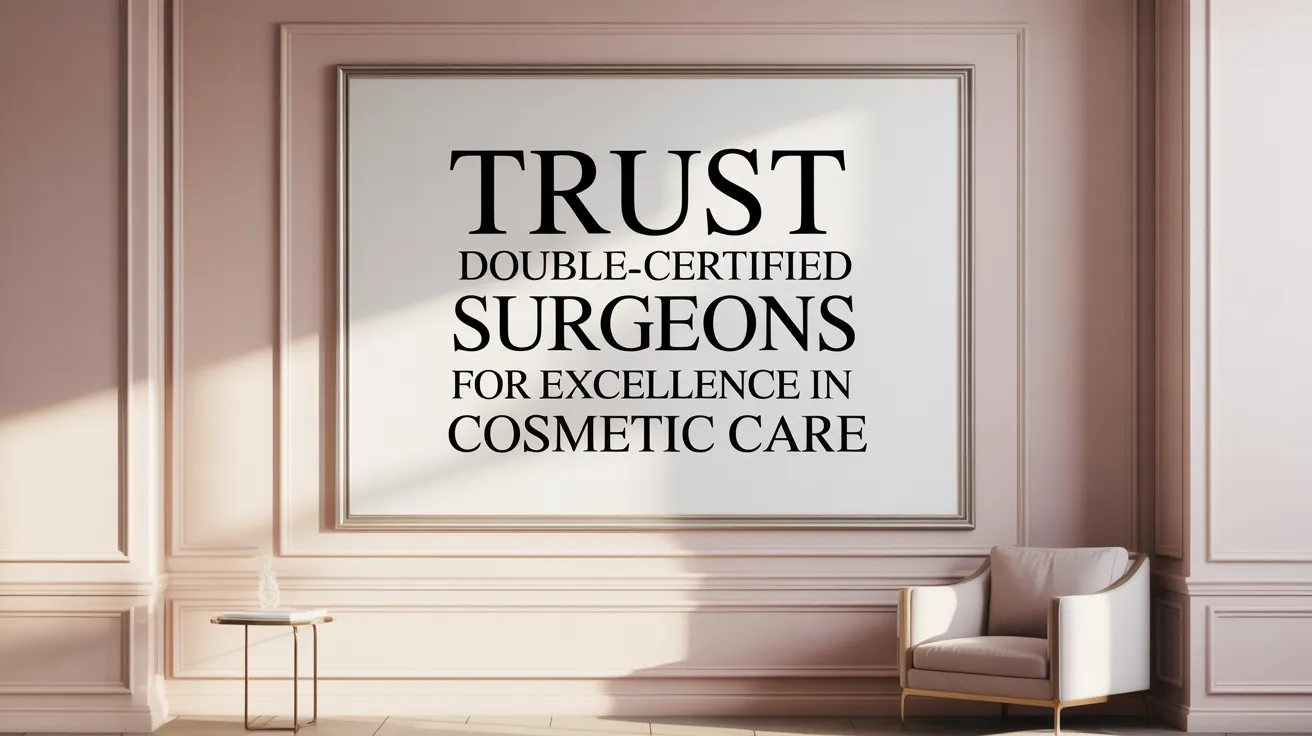 Trust Double Board-Certified Surgeons for Excellence in Cosmetic Care