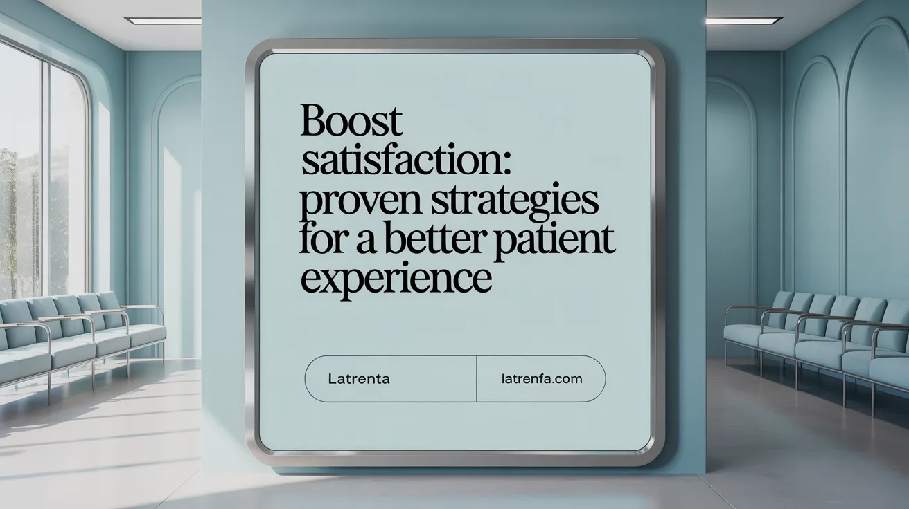 Boost Satisfaction: Proven Strategies for a Better Patient Experience