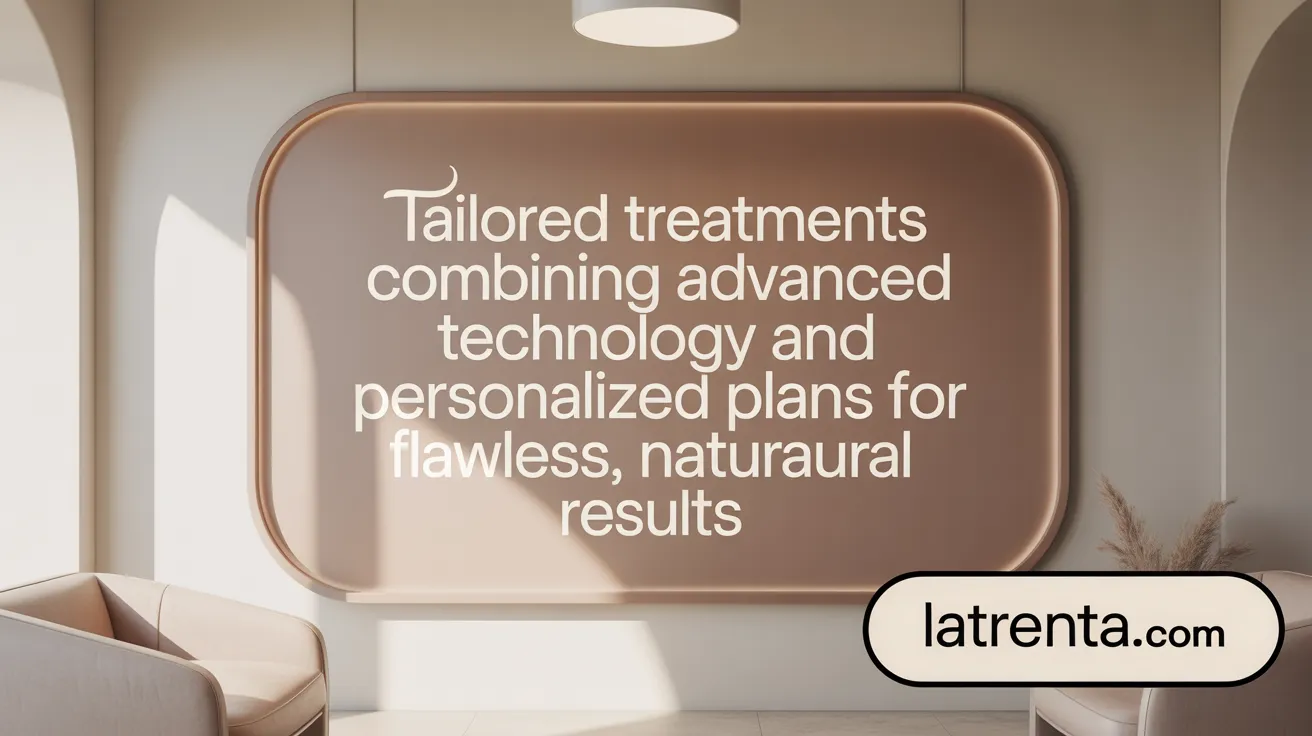 Tailored treatments combining advanced technology and personalized plans for flawless, natural results