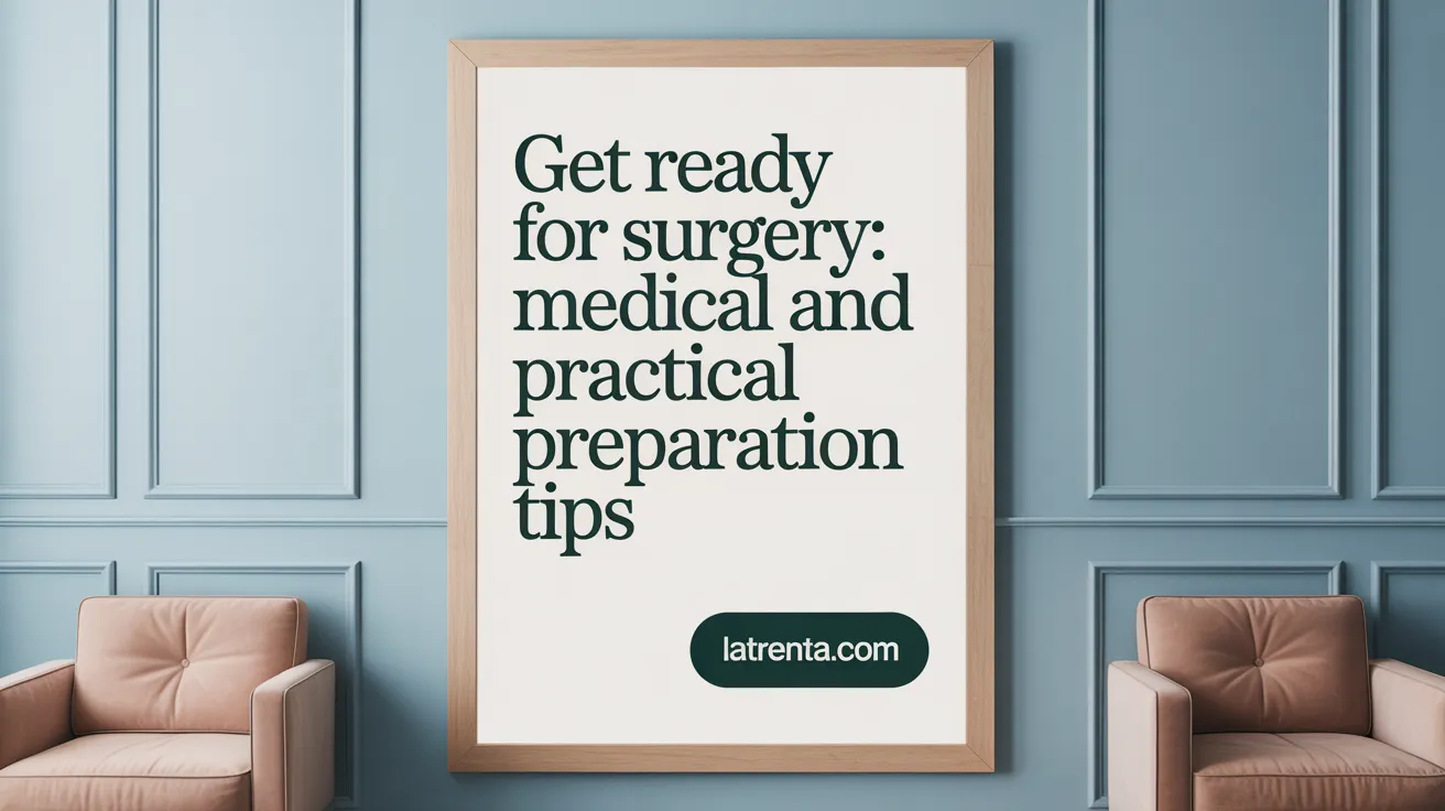 Get Ready for Surgery: Medical and Practical Preparation Tips