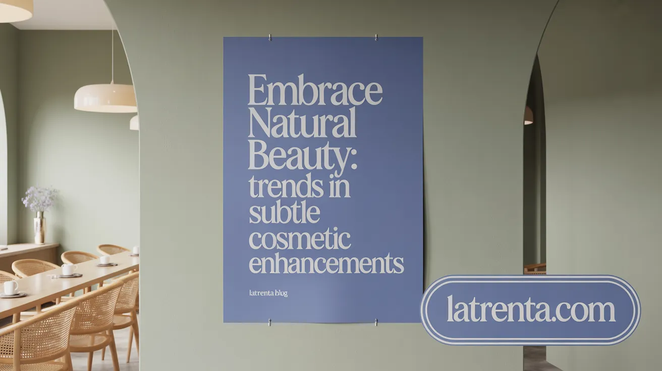 Embrace Natural Beauty: Trends in Subtle Cosmetic Enhancements