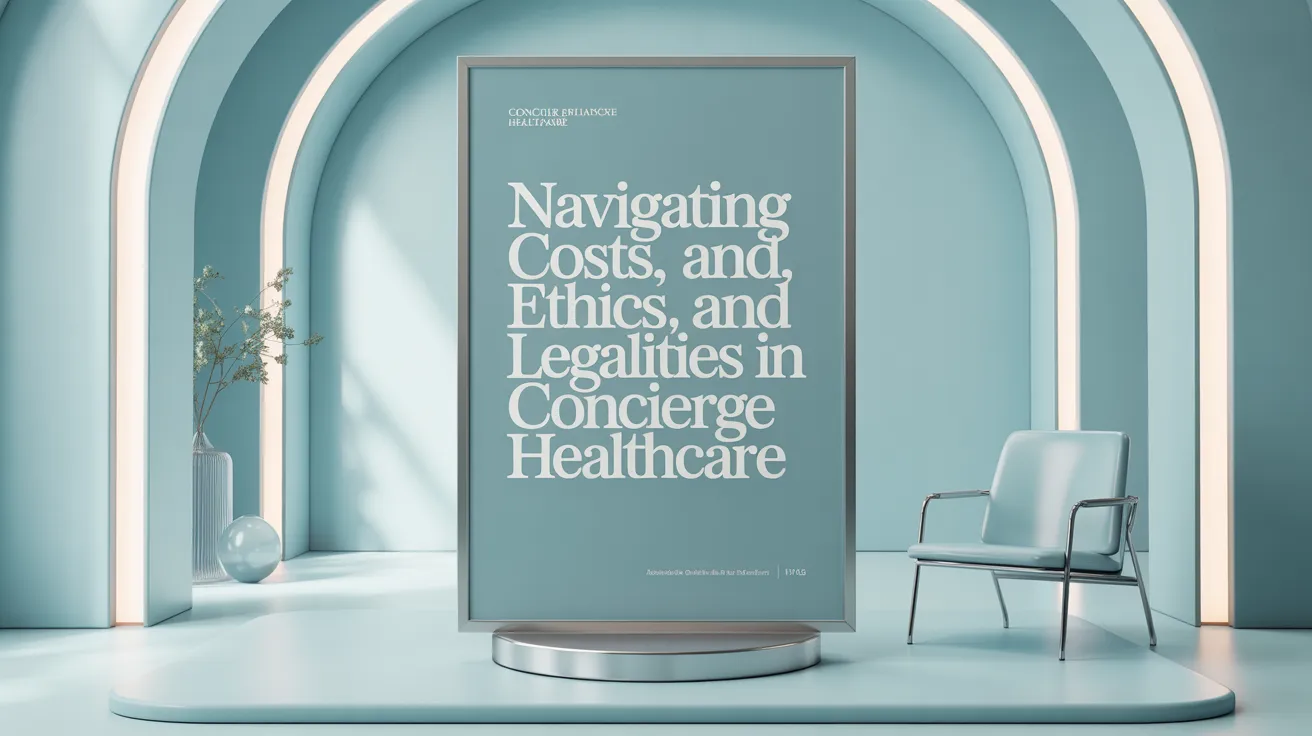 Navigating Costs, Ethics, and Legalities in Concierge Healthcare