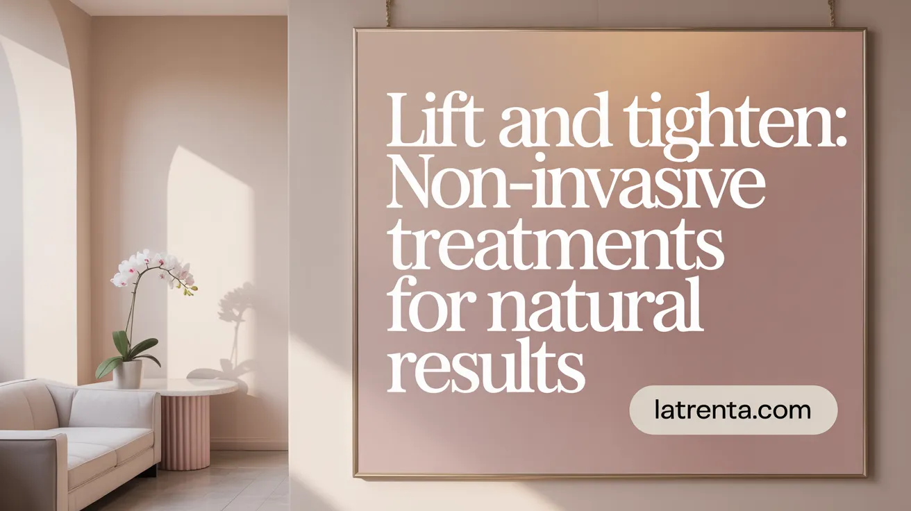 Lift and Tighten: Non-Invasive Treatments for Natural Results