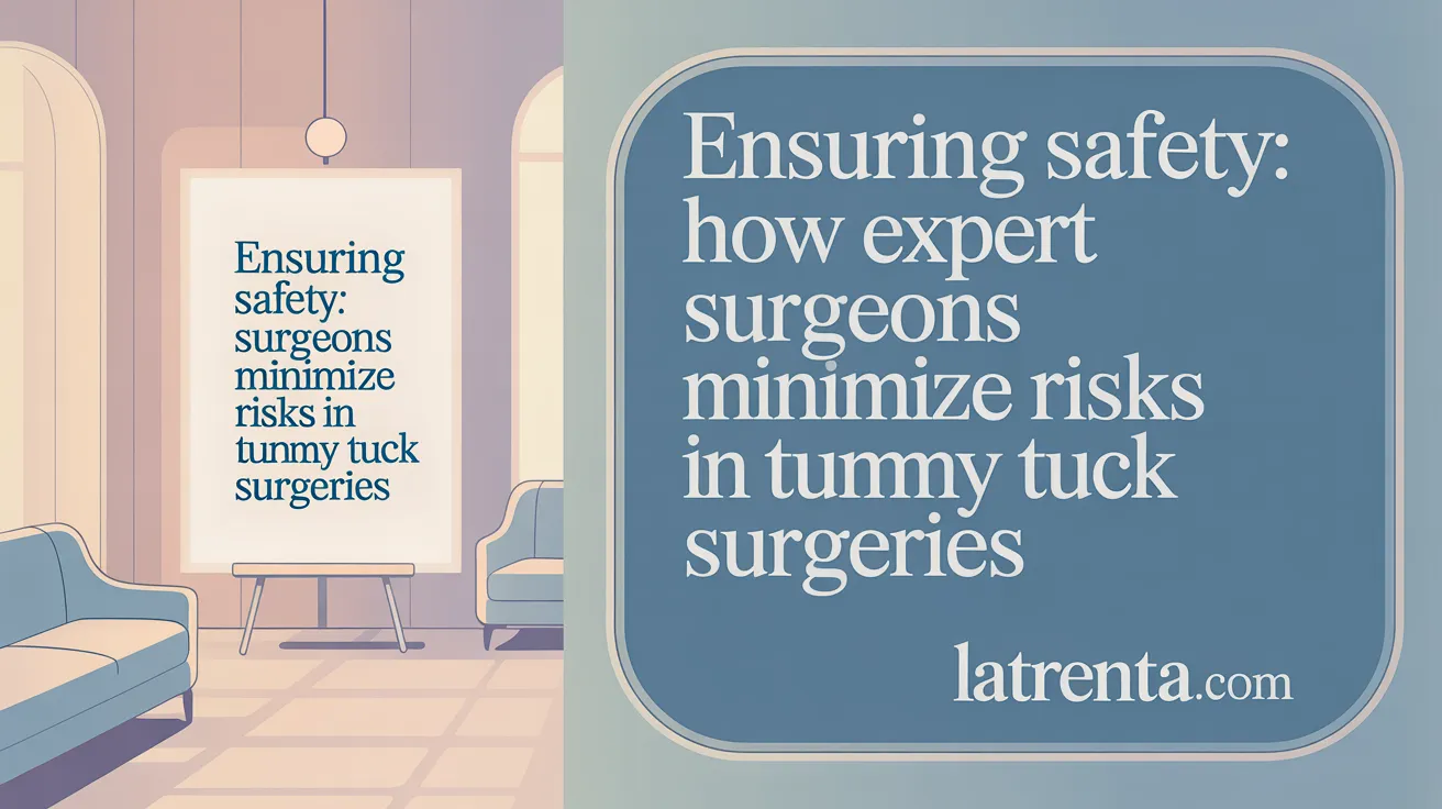 Ensuring Safety: How Expert Surgeons Minimize Risks in Tummy Tuck Surgeries