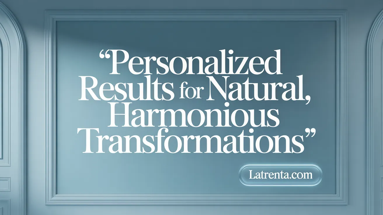 Personalized Results for Natural, Harmonious Transformations