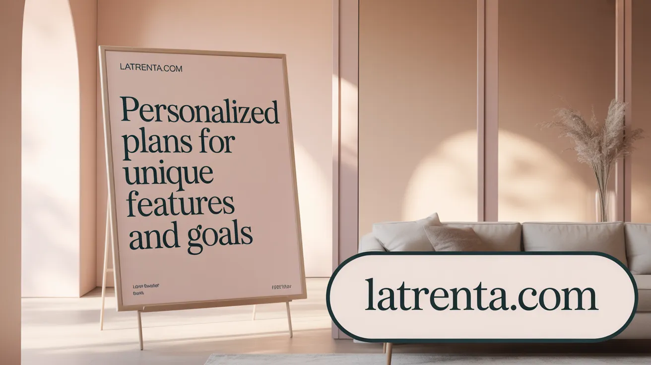 Personalized Plans for Unique Features and Goals
