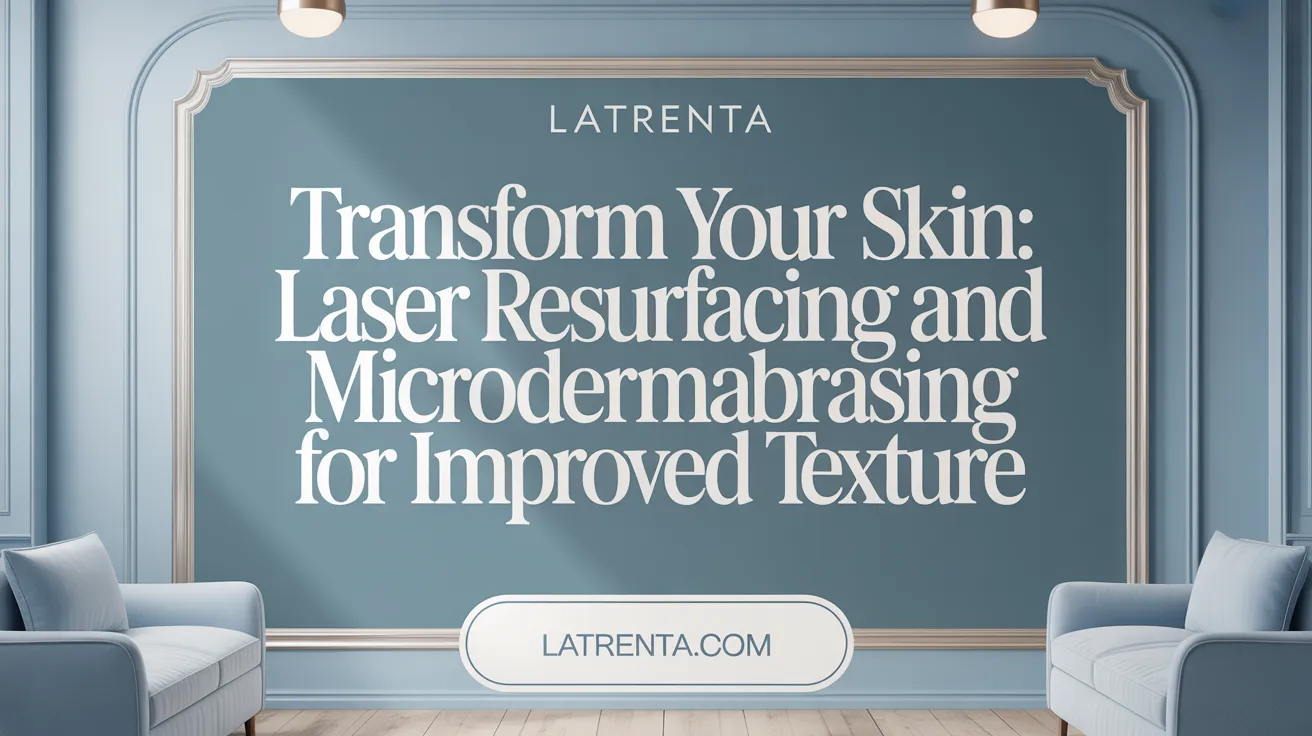 Transform Your Skin: Laser Resurfacing and Microdermabrasion for Improved Texture