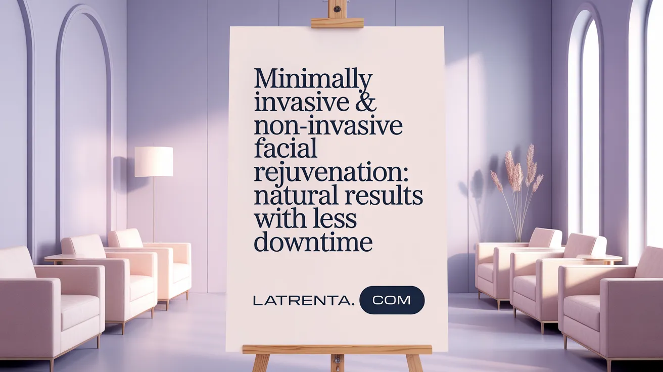 Minimally Invasive & Non-Invasive Facial Rejuvenation: Natural Results with Less Downtime
