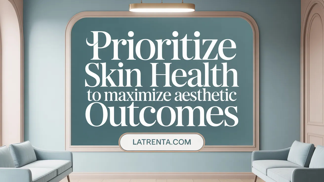 Prioritize Skin Health to Maximize Aesthetic Outcomes