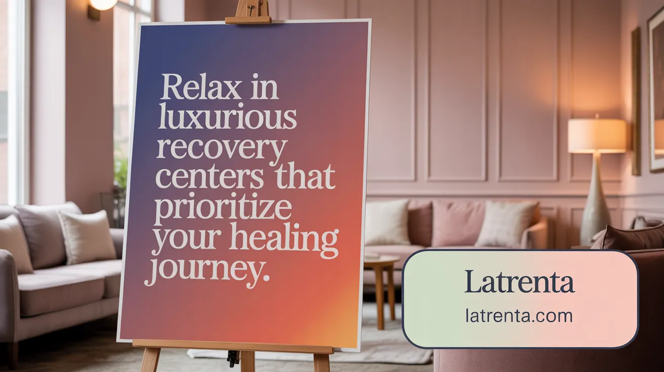 Relax in luxurious recovery centers that prioritize your healing journey