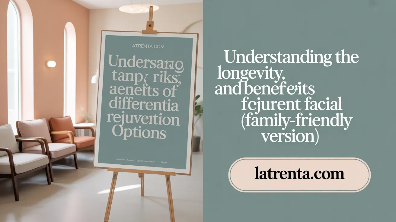 Understanding the Longevity, Risks, and Benefits of Different Facial Rejuvenation Options