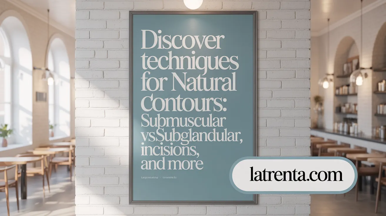 Discover Techniques for Natural Contours: Submuscular vs. Subglandular, Incisions, and More