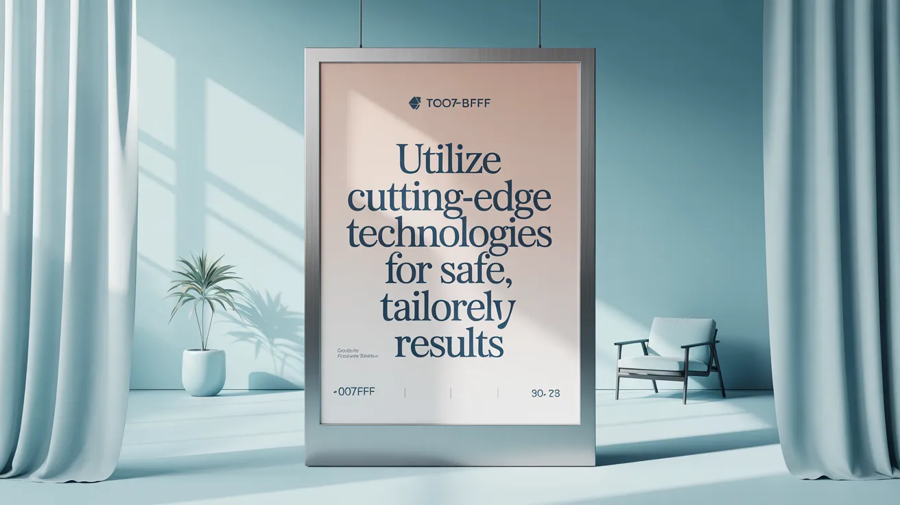 Utilize Cutting-Edge Technologies for Safe, Tailored Results