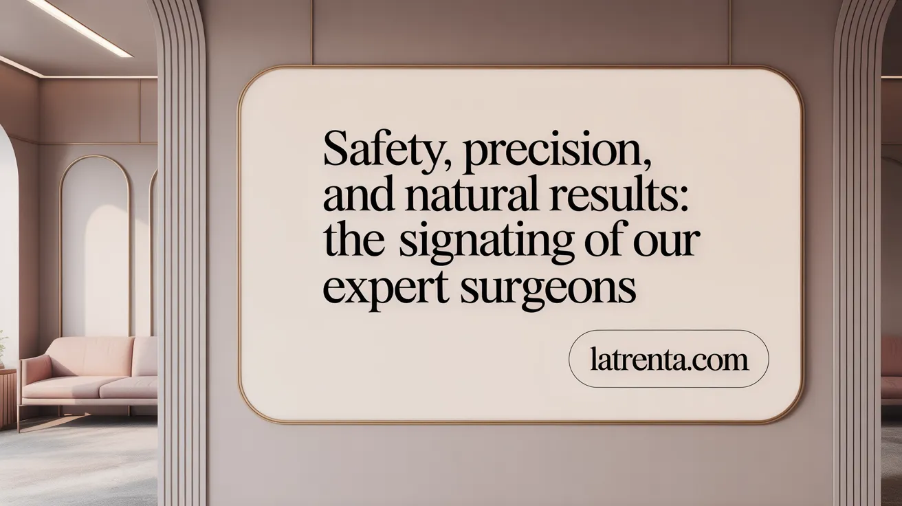 Safety, Precision, and Natural Results: The Signature of Our Expert Surgeons