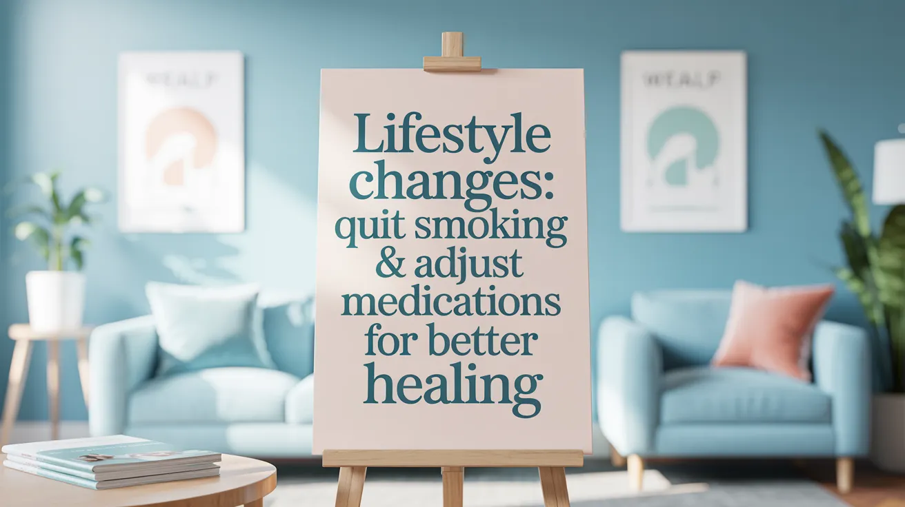 Lifestyle Changes: Quit Smoking & Adjust Medications for Better Healing