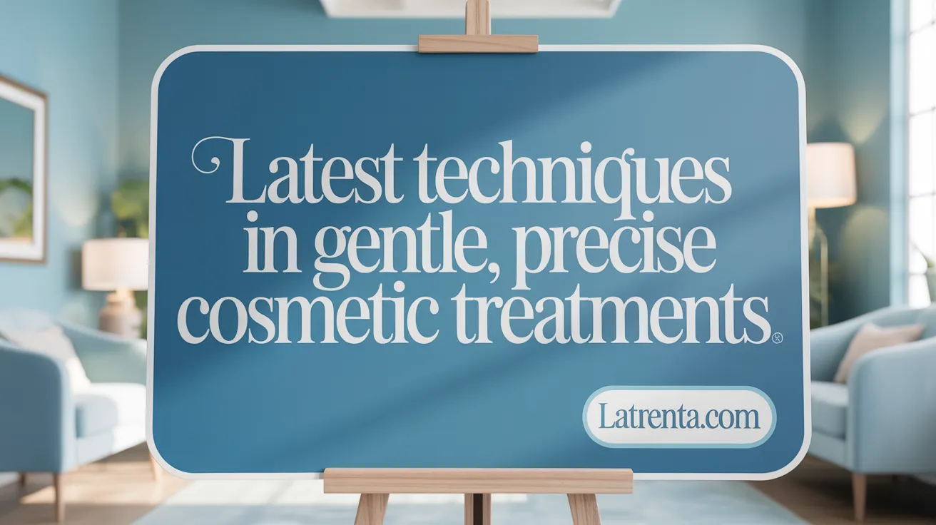 Latest Techniques in Gentle, Precise Cosmetic Treatments